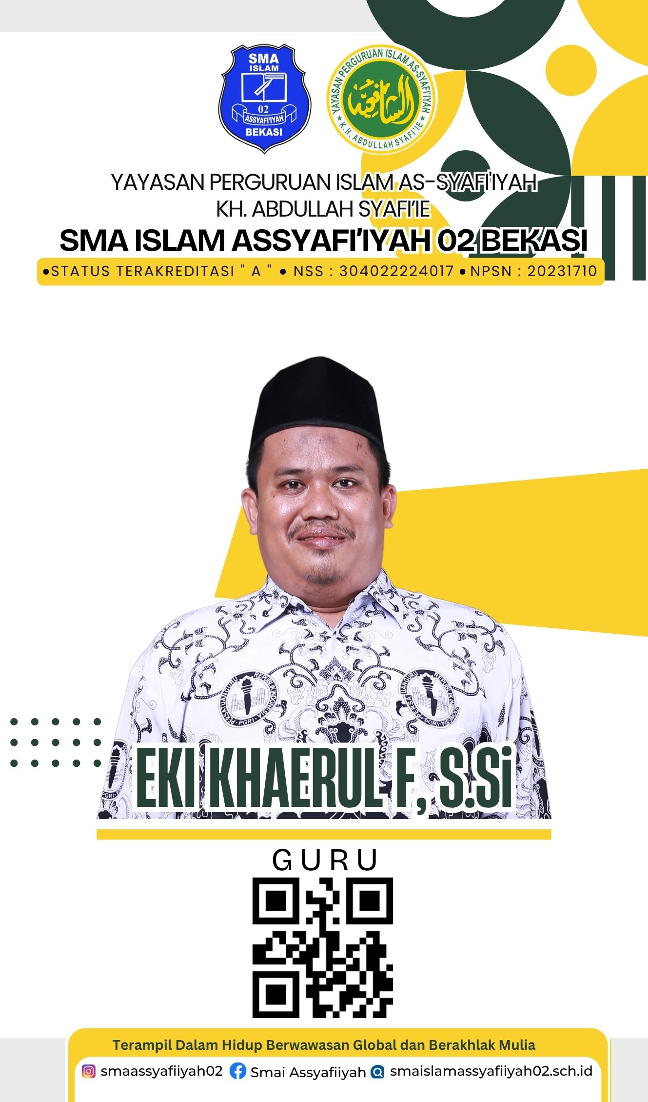 Eki Khaerul F, S.Si